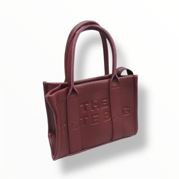 The Tote Model Kadın Bordo Omuz Çantası-Orta Boy - Görsel 2